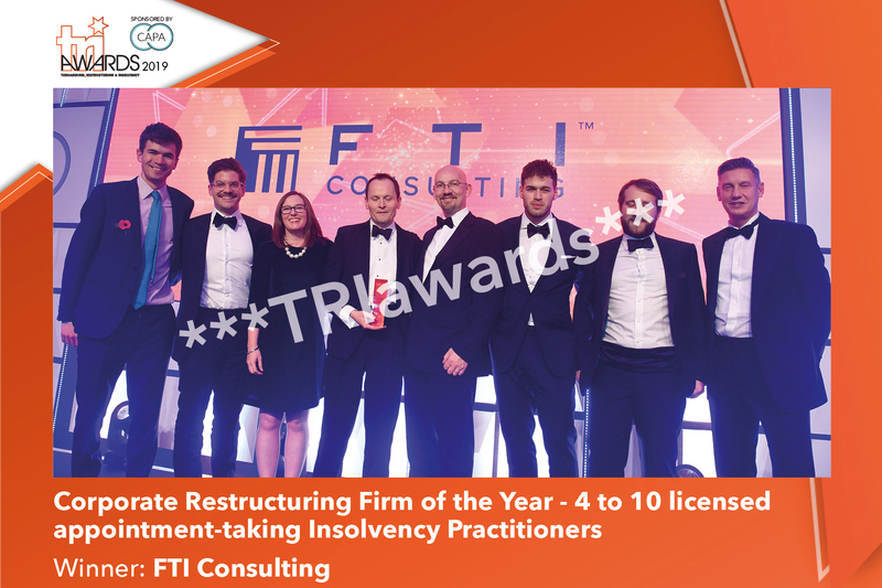 Corporate Restructuring Firm of the Year - 4 to 10 licensed appointment-taking Insolvency Practitioners Corporate Restructuring Firm of the Year - 4 to 10 licensed appointment-taking Insolvency Practitioners