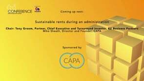 Sustainable rents during an administration