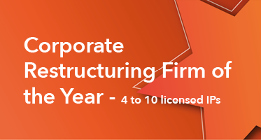Corporate Restructuring Firm of the Year - 4 to 10 licensed appointment-taking Insolvency Practitioners