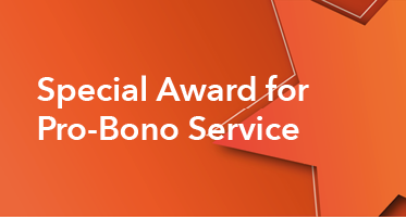 Special Award for Pro-Bono Service 