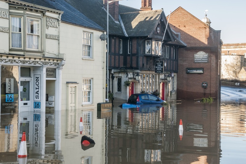 UK property market faces rising flood threat