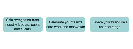 Gain recognition from industry leaders peers and clients Cel