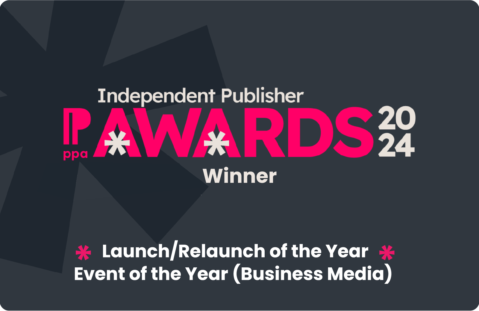 PPA Independent Publisher Awards 2024